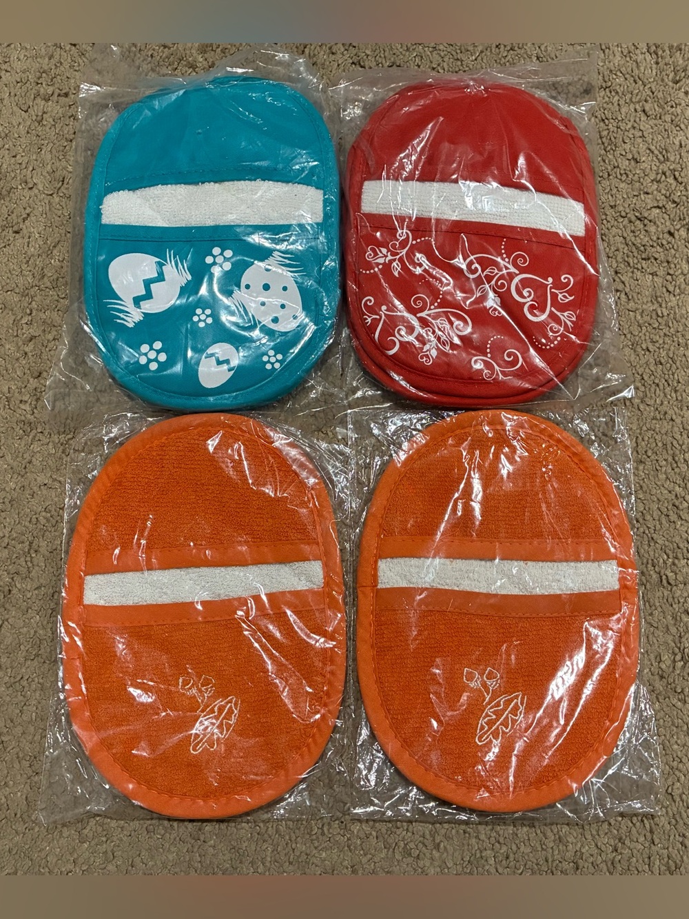 Temp-tations by Tara 6 Piece Pot Holder Lot Seasonal Holiday Easter Valentine’s